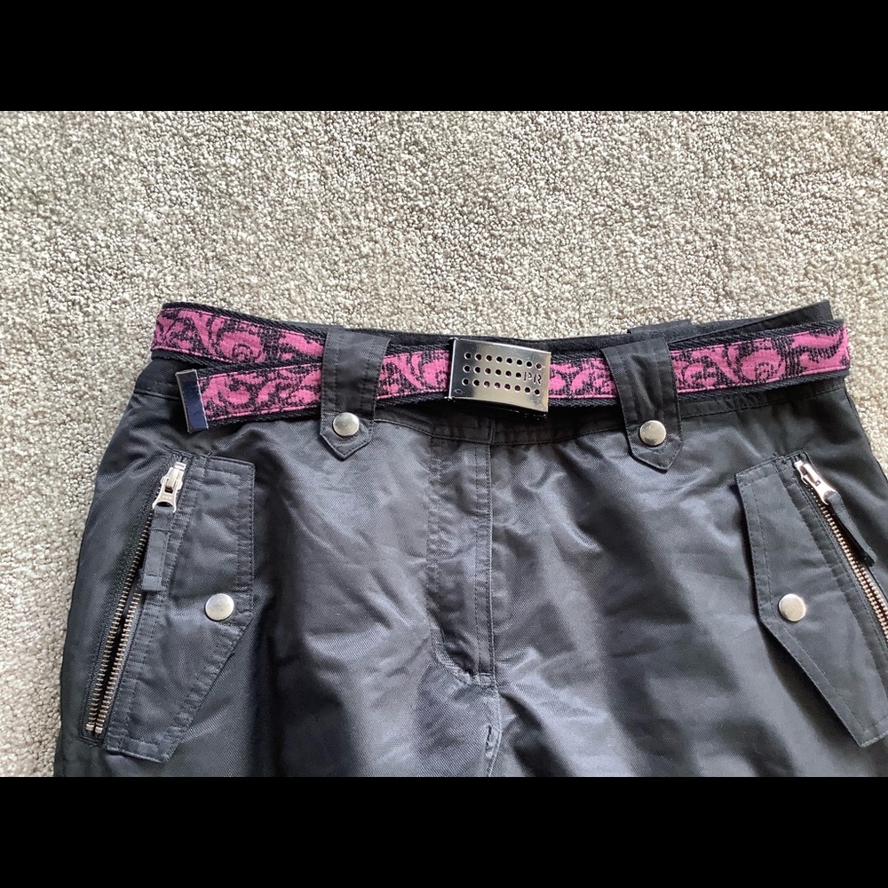 Ladies Powder Room Core 5000mm Black Snowboard Pants sz Medium now